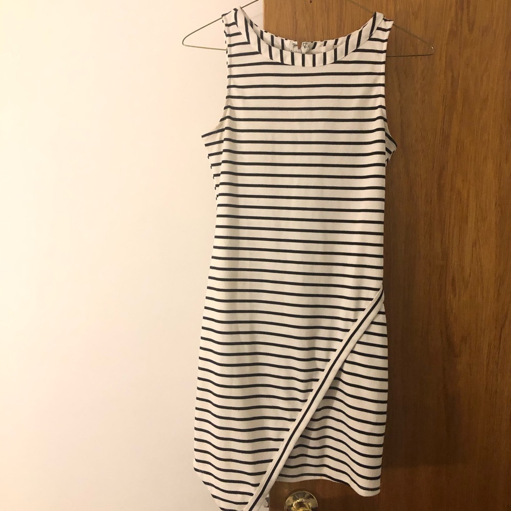 Jack BB Dakota Womens Striped Dress Size S White